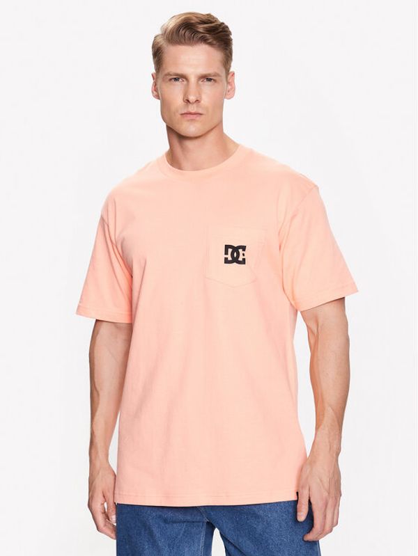 DC DC Тишърт Star Pocket ADYZT05043 Оранжев Regular Fit