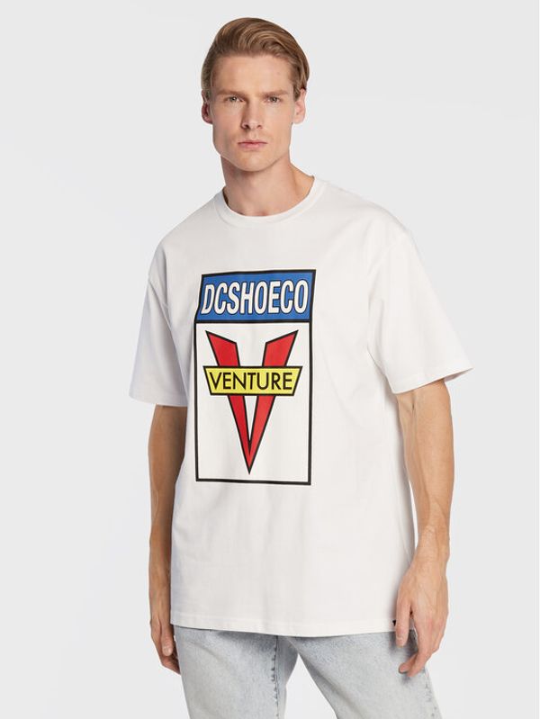 DC DC Тишърт Venture ADYZT05122 Бял Regular Fit