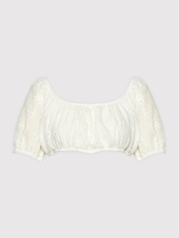 DeeZee DeeZee Блуза Bluebell 3FB026 Бял Regular Fit