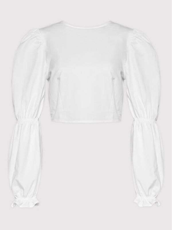 DeeZee DeeZee Блуза Edelweiss 3FB015 Бял Regular Fit