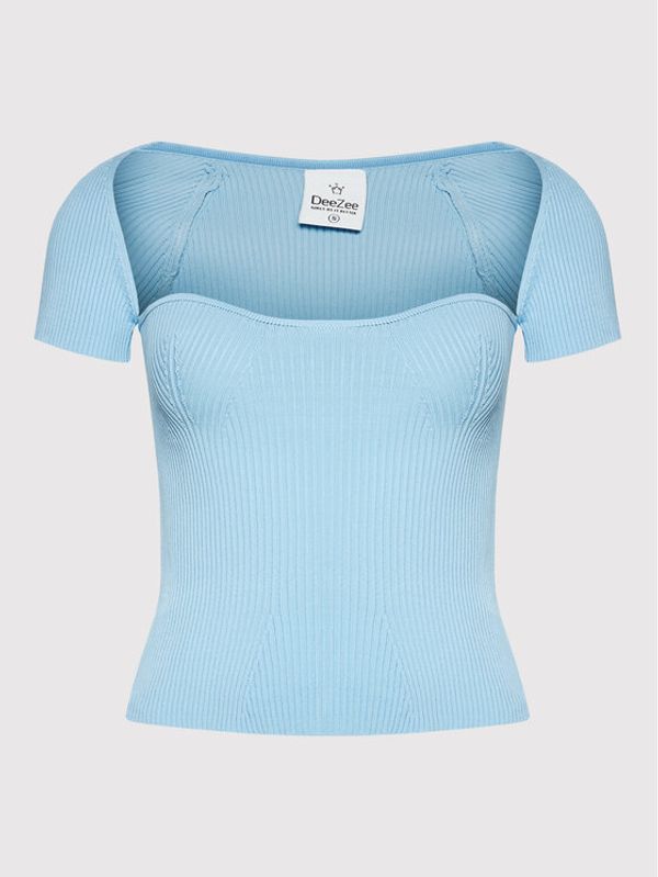 DeeZee DeeZee Блуза Julietta BLK003 Син Slim Fit