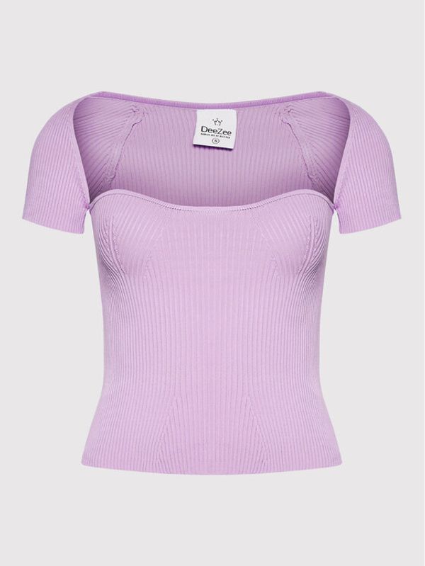 DeeZee DeeZee Блуза Julietta BLK003 Виолетов Slim Fit