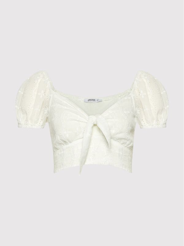 DeeZee DeeZee Блуза Zynnia 3FB028 Бял Regular Fit