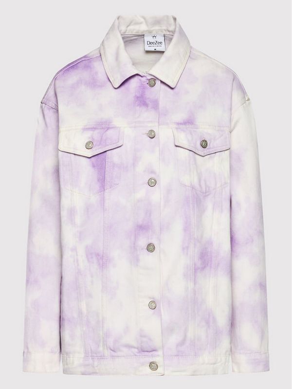 DeeZee DeeZee Дънково яке Colours On Me KL033 Виолетов Oversize
