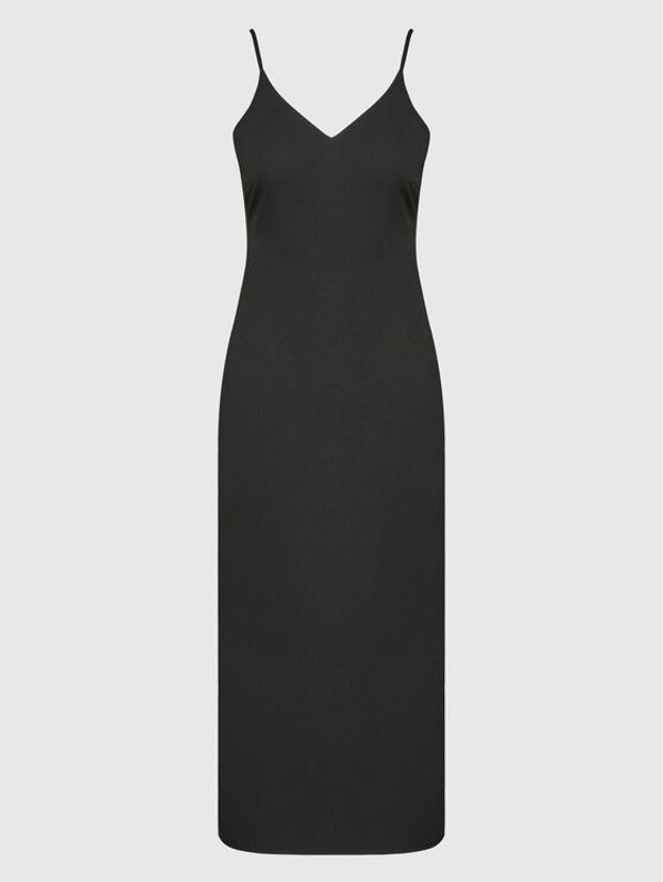 DeeZee DeeZee Ежедневна рокля Becca HSM017 Черен Slim Fit