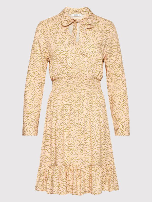 DeeZee DeeZee Ежедневна рокля Jess 3FB047 Бежов Regular Fit