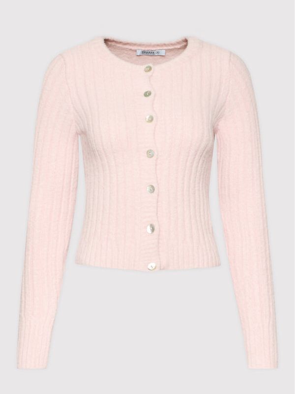 DeeZee DeeZee Кардиган Nebraska AL005-1 Розов Regular Fit