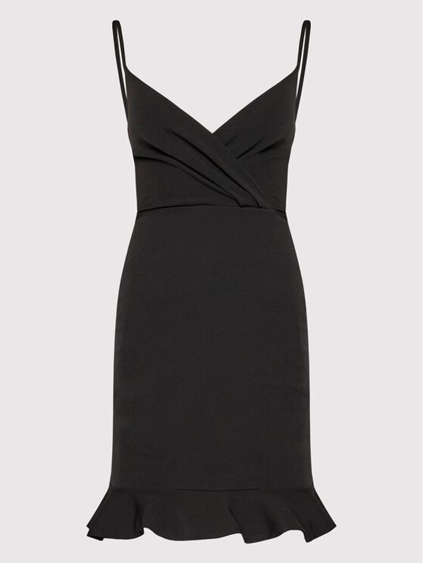 DeeZee DeeZee Коктейлна рокля Cherish Me PLY021 Черен Slim Fit