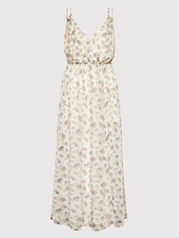 DeeZee DeeZee Лятна рокля Helen 12461 Бежов Regular Fit