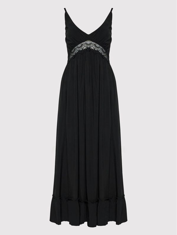 DeeZee DeeZee Лятна рокля Vibe On HSM016 Черен Regular Fit