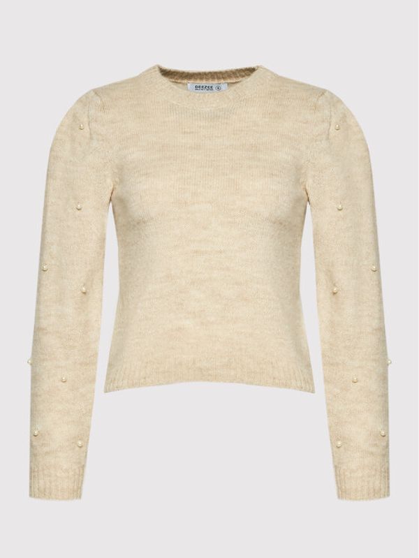 DeeZee DeeZee Пуловер Arkansas AL026 Бежов Regular Fit