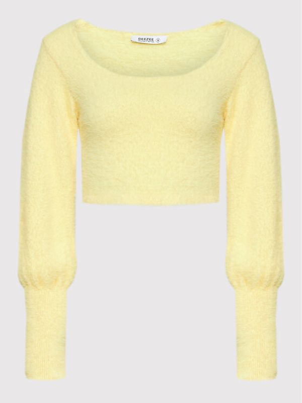 DeeZee DeeZee Пуловер Missisipi AL008 Жълт Regular Fit