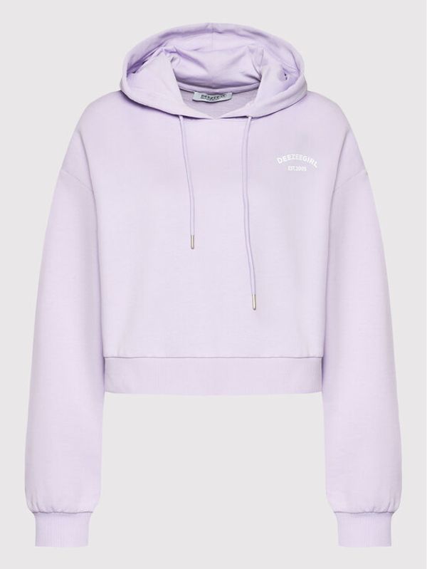 DeeZee DeeZee Суитшърт Gang S-1107 Виолетов Relaxed Fit