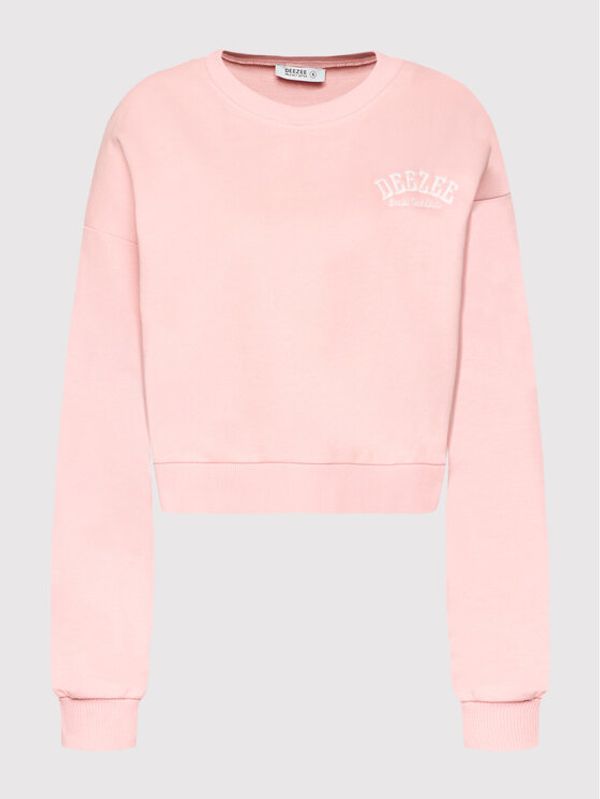 DeeZee DeeZee Суитшърт S-1144 Розов Relaxed Fit