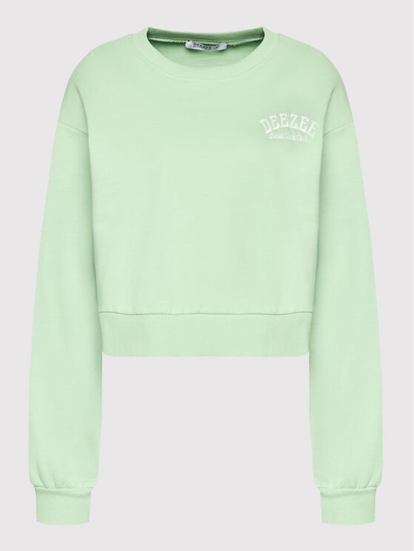 DeeZee DeeZee Суитшърт S-1144 Зелен Relaxed Fit