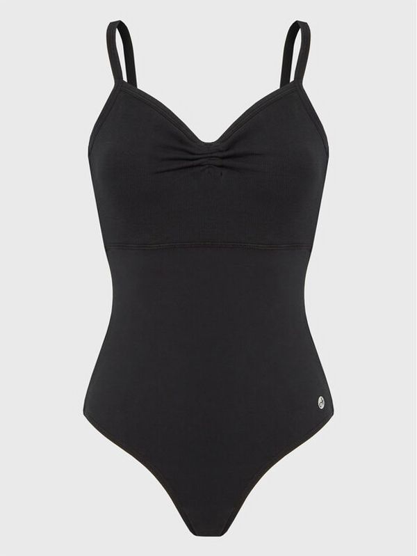 Deha Deha Боди B84001 Черен Slim Fit