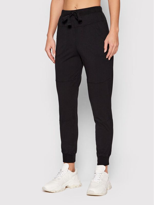 Deha Deha Долнище анцуг A00247 Черен Regular Fit