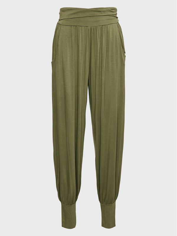 Deha Deha Долнище анцуг Harem A00215 Зелен Loose Fit