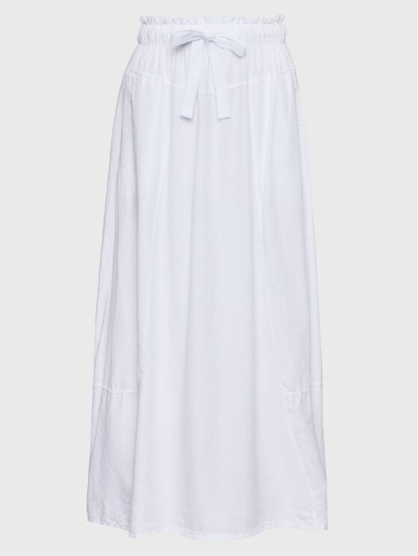 Deha Deha Пола тип трапец Gonna Lunga D83196 Бял Regular Fit