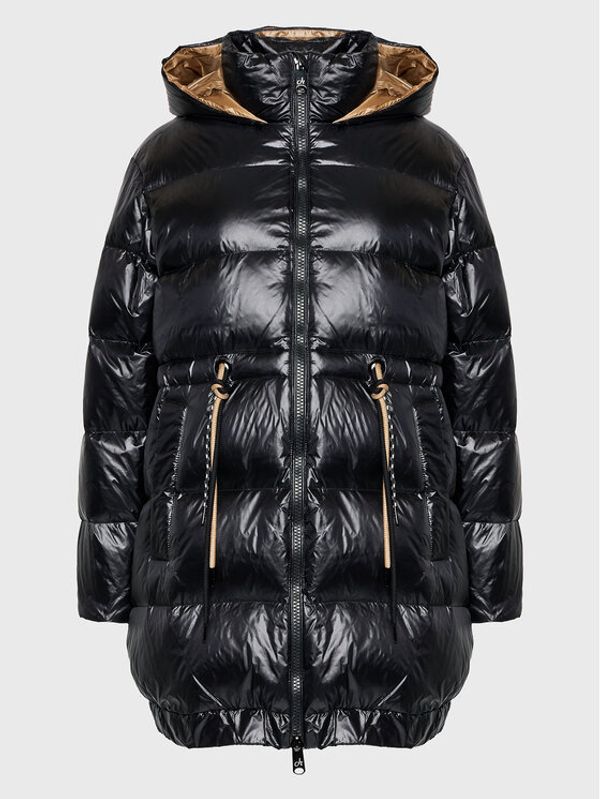 Deha Deha Пухено яке D73880 Черен Regular Fit