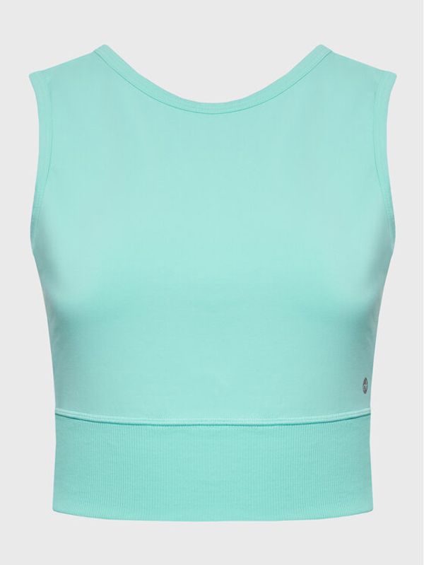 Deha Deha топ B84010 Син Slim Fit