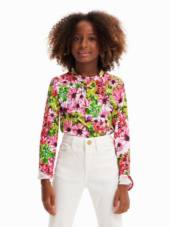 Desigual Desigual Блуза 23SGTK19 Цветен Regular Fit