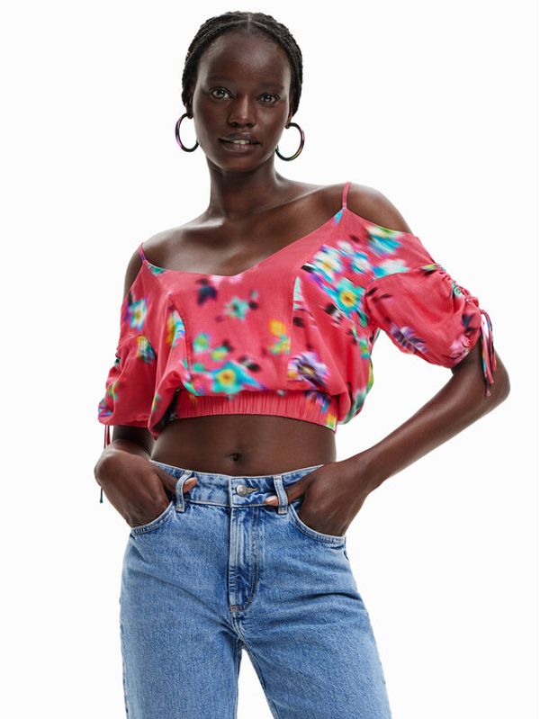 Desigual Desigual Блуза 23SWBW20 Розов Regular Fit