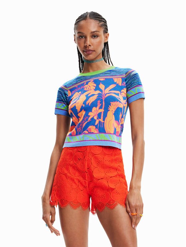Desigual Desigual Блуза 23SWTKBE Цветен Regular Fit