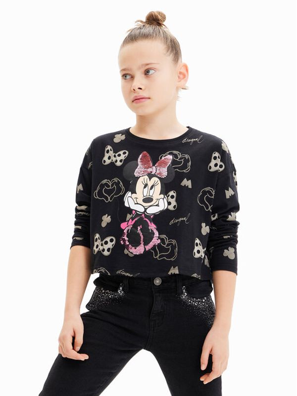 Desigual Desigual Блуза 23WGTK15 Черен Regular Fit