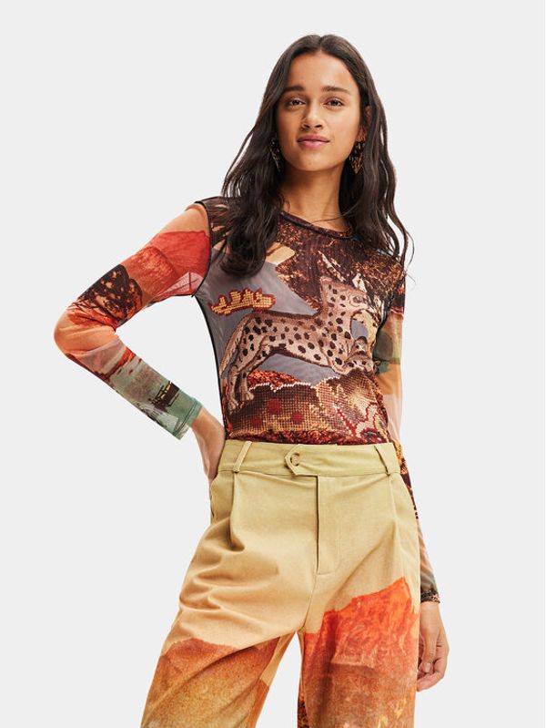 Desigual Desigual Блуза 23WWTKA5 Цветен Regular Fit