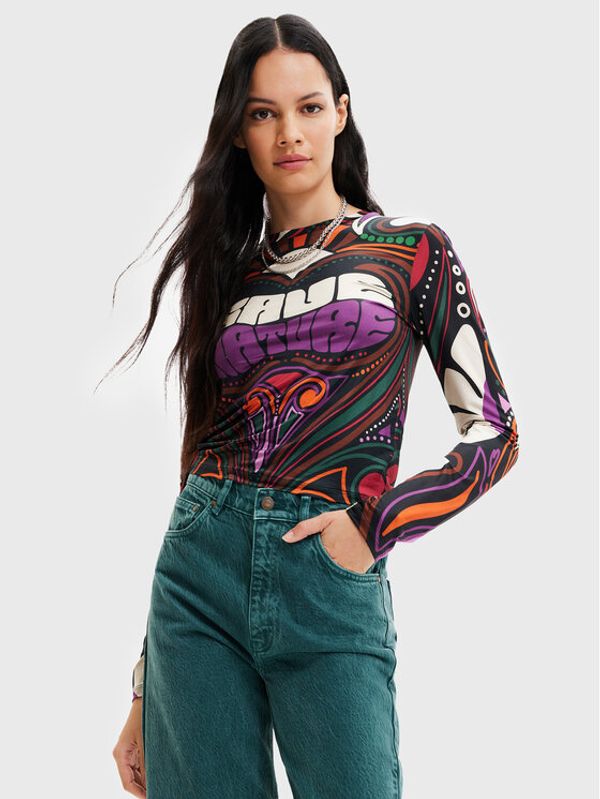 Desigual Desigual Блуза Blair 22WWTK35 Цветен Slim Fit