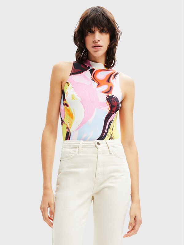 Desigual Desigual Боди Landa 22WWQK23 Цветен Slim Fit