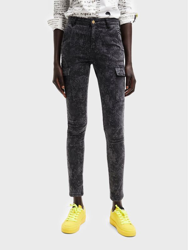 Desigual Desigual Дънки 22WWDD18 Черен Skinny Fit