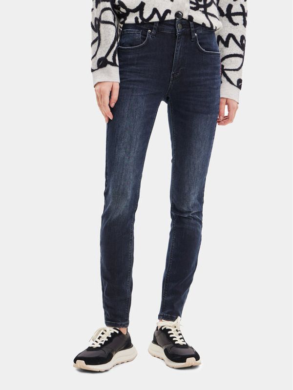 Desigual Desigual Дънки 23WWDD10 Черен Slim Fit