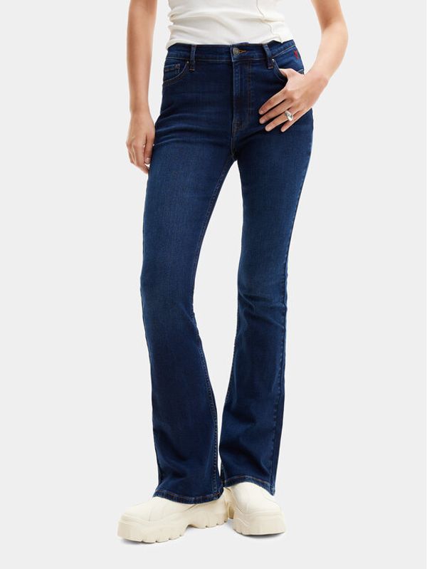 Desigual Desigual Дънки 23WWDD14 Син Flare Fit