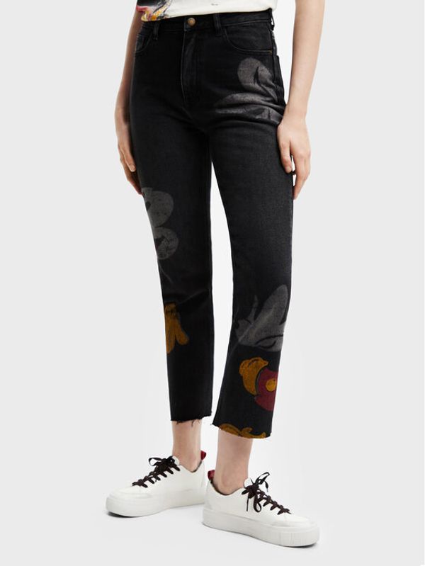 Desigual Desigual Дънки DISNEY Mickey 22WWDD61 Сив Straight Fit