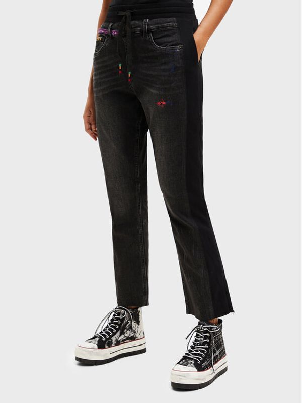 Desigual Desigual Дънки Ursula 22WWDD63 Черен Regular Fit