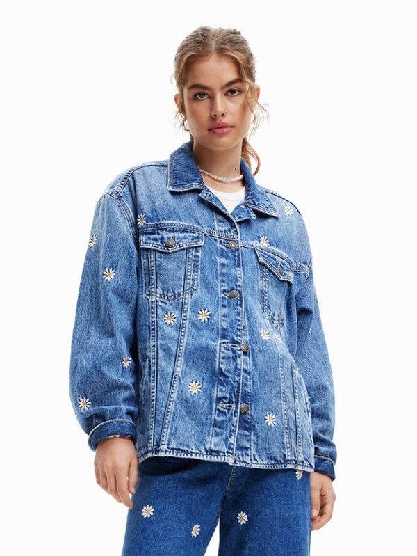 Desigual Desigual Дънково яке Aramis 23SWED60 Син Regular Fit