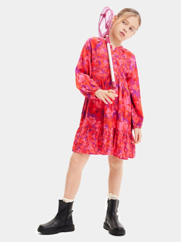 Desigual Desigual Елегантна рокля 23WGVW03 Червен Regular Fit