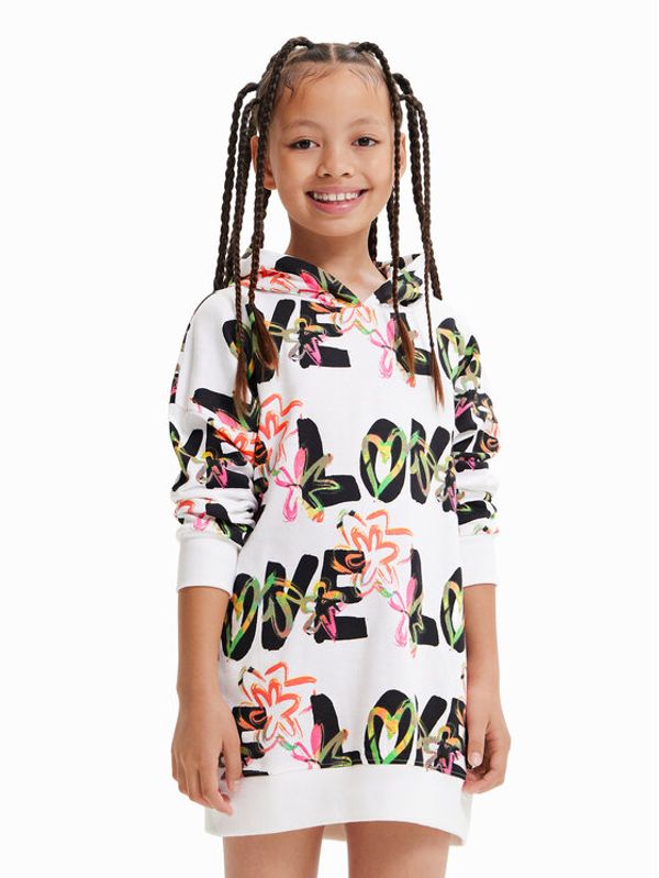 Desigual Desigual Ежедневна рокля 23SGVK10 Бежов Regular Fit