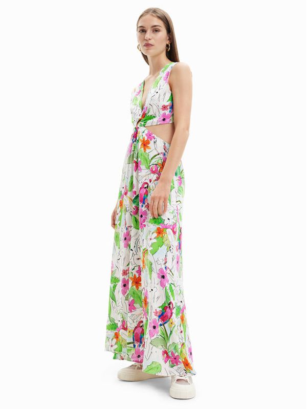 Desigual Desigual Ежедневна рокля 23SWVW73 Цветен Regular Fit