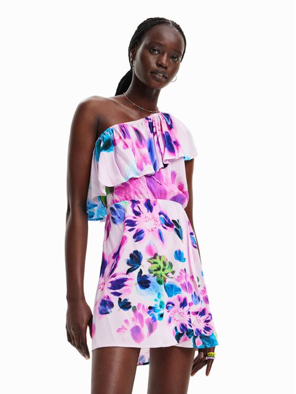 Desigual Desigual Ежедневна рокля 23SWVW86 Виолетов Regular Fit