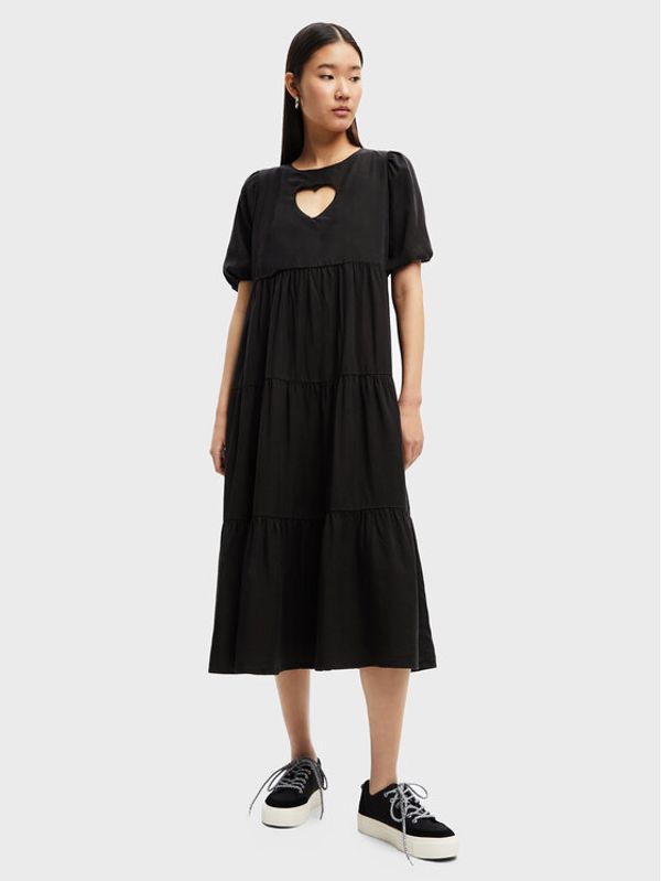 Desigual Desigual Ежедневна рокля Flora 22WWVW30 Черен Regular Fit