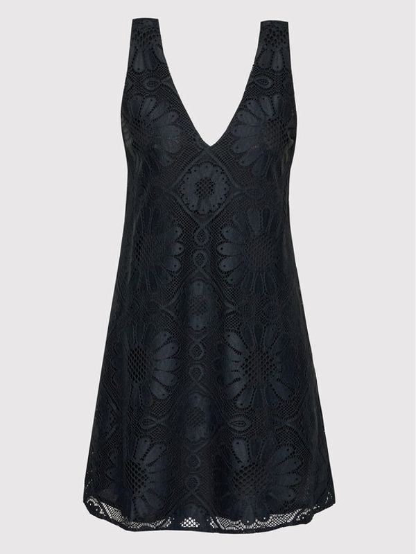 Desigual Desigual Ежедневна рокля Hamburgo 22SWVW25 Черен Regular Fit