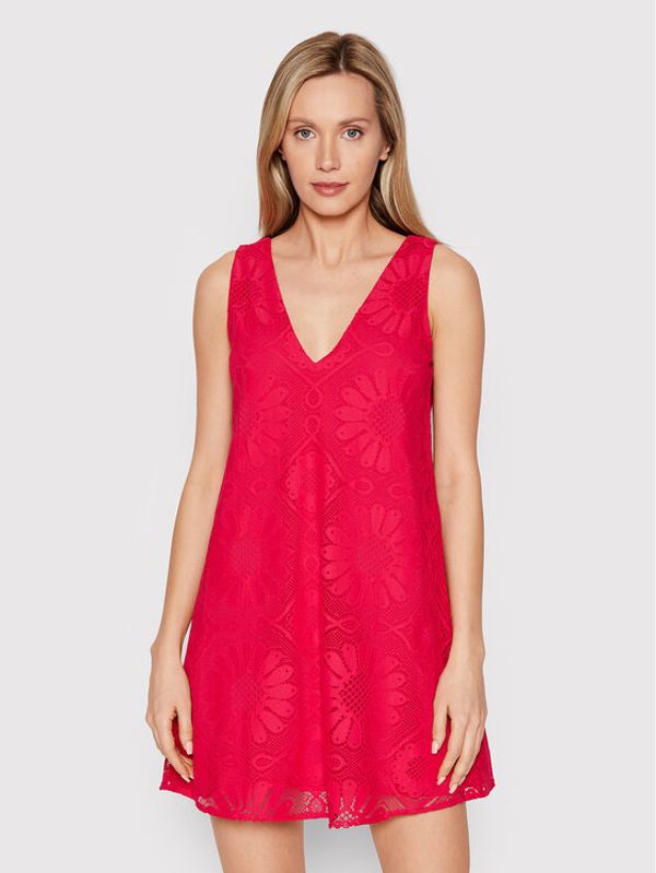 Desigual Desigual Ежедневна рокля Hamburgo 22SWVW25 Розов Regular Fit