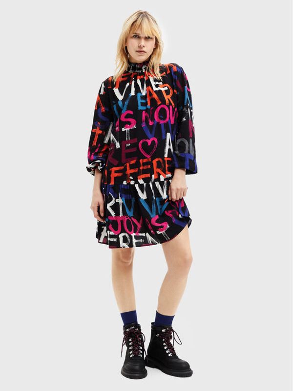 Desigual Desigual Ежедневна рокля Siena 22WWVW10 Цветен Regular Fit