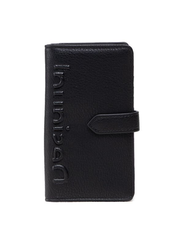 Desigual Desigual Голям дамски портфейл 22WAYP18 Черен
