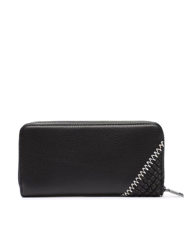 Desigual Desigual Голям дамски портфейл 23WAYP14 Черен