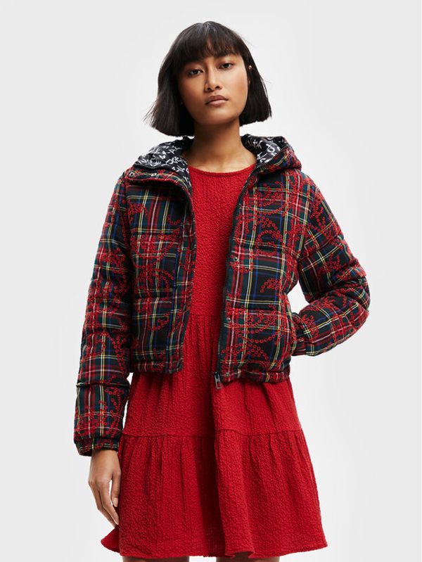 Desigual Desigual Преходно яке Kris 22WWEW69 Червен Regular Fit