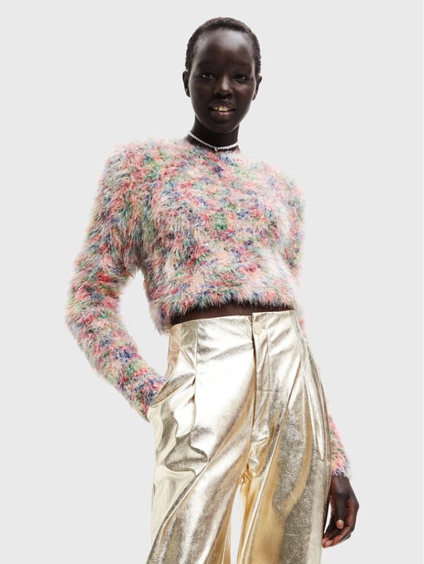 Desigual Desigual Пуловер Mia 22WWJF35 Цветен Regular Fit